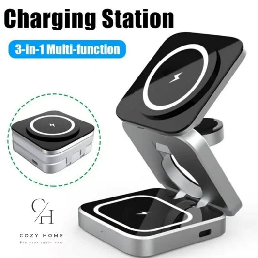 3 in 1 Wireless Charging Station